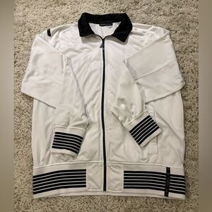 Rocawear White & Black Zip Jacket Size XL